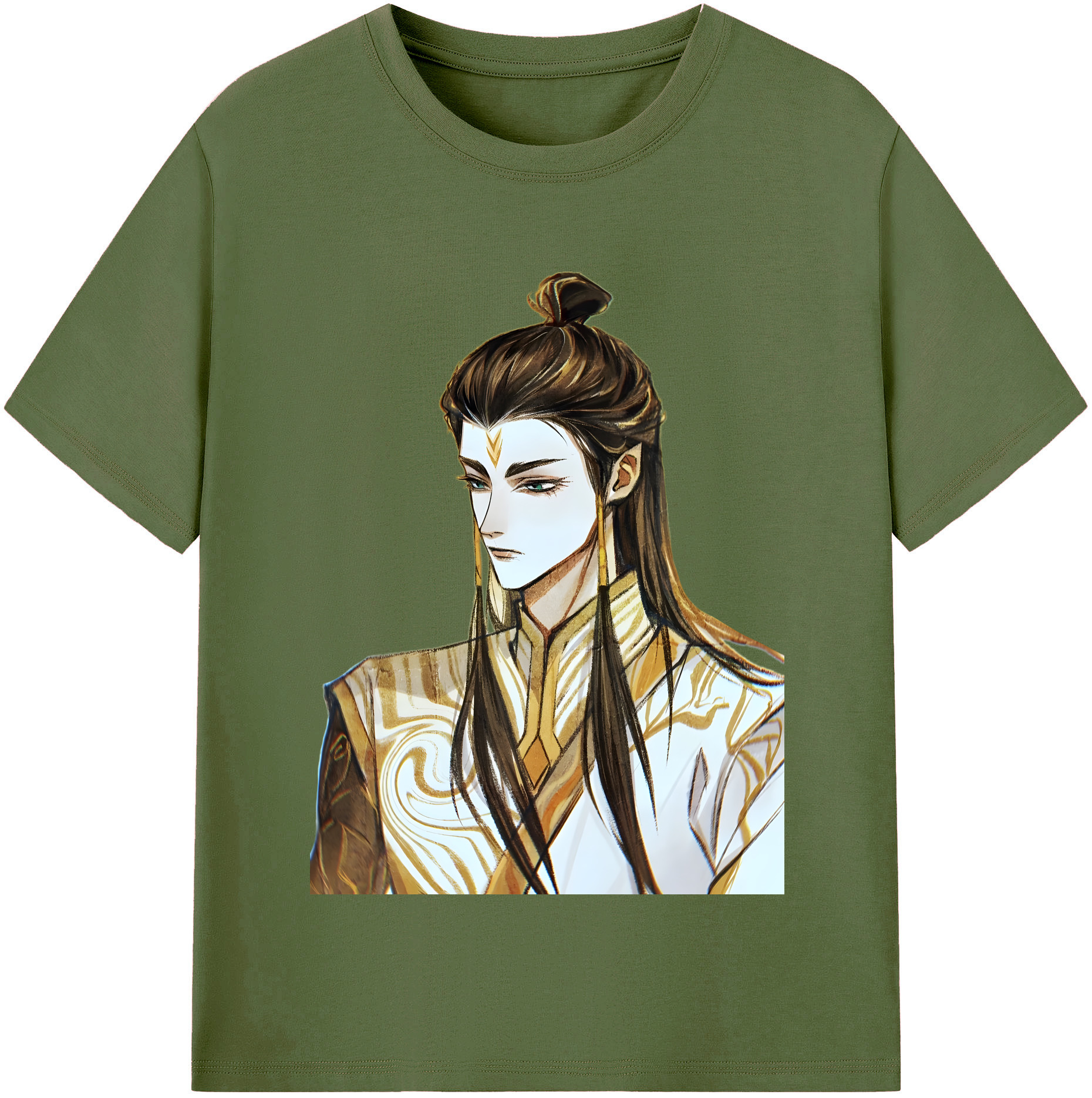 （画像用） Ne Zha 2 ナタ 魔童の大暴れ 綿100％半袖Tシャツ（フロントプリント）